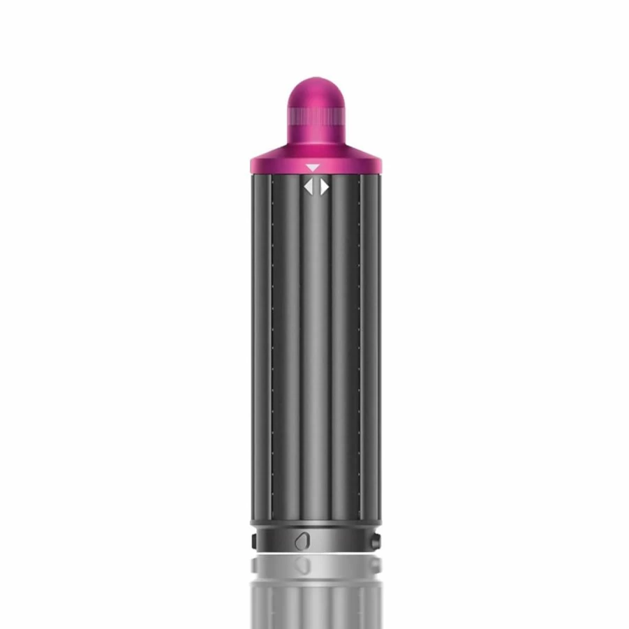 Chuancheng 2-in-1 40mm Curling Barrels for Dyson Airwrap HS01/HS05, Rose Red Short Hair Styler Attachments, Automatic Curling Wand for Dyson Styler