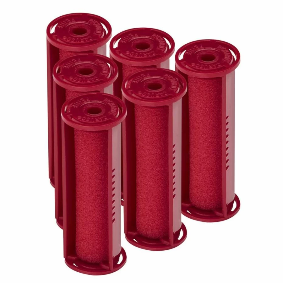 Caruso Professional Steam Hair Rollers with Shields, 6-Pack Petite Molecular Model for Salon-Quality Styling