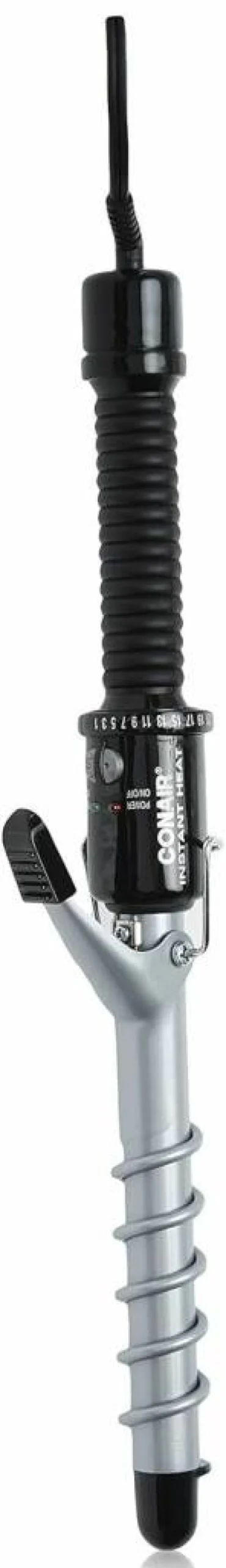 Conair 3/4-Inch Instant Heat Spiral Curling Iron for Short to Medium Hair with Barrel Guide for Perfect Spiral Curls