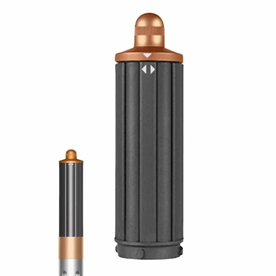 Dxyue 40mm/1.6-Inch Gold Curling Barrels Attachments for Dyson Airwrap Styler, Replacement Hair Curling Barrels for Dyson Airwrap