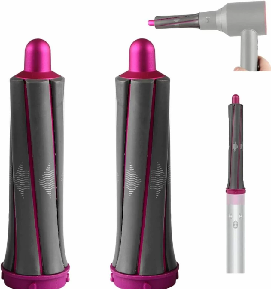 Moupaa 30mm Short Hair Curling Barrels for Dyson Airwrap Styler HS01 HS05 – Volumizing Curling Tool for Medium to Short Hair