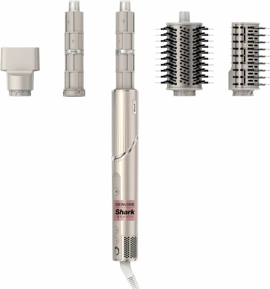 Shark Flexstyle Special Edition Copper Hair Dryer Brush & Styler with Auto-Wrap Curlers, Oval Brush, Concentrator & Storage Bag | HD433CP | Multi-Styling & Drying System