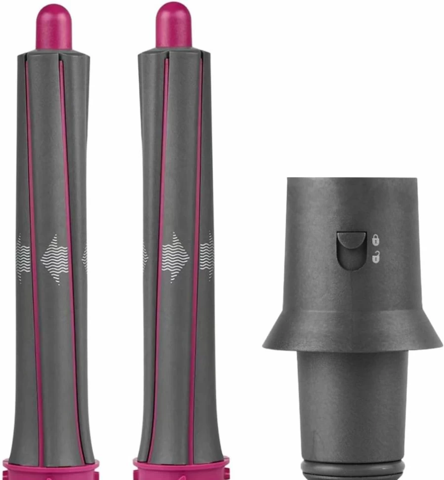 Chuancheng 1.2 Inch 30mm Hair Curling Iron Barrels for Dyson Airwrap HS01 HS05, Adapter for Dyson Hair Dryer to Airwrap Styler Conversion, 1 Pair Hair Styling Tool Attachment
