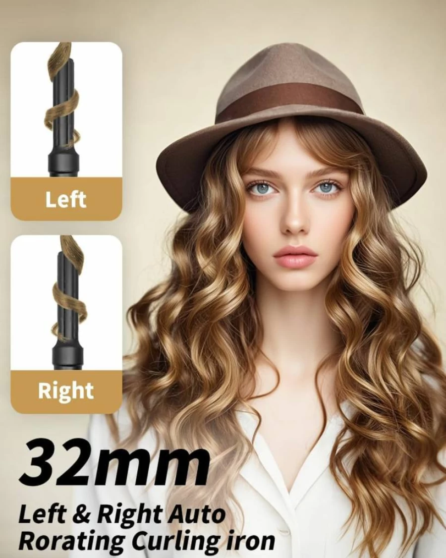 Beikenny 7-in-1 Diffuser Hair Dryer Brush - 1400W Blow Dryer & Styler for Curling, Straightening, Volumizing & Fast Drying