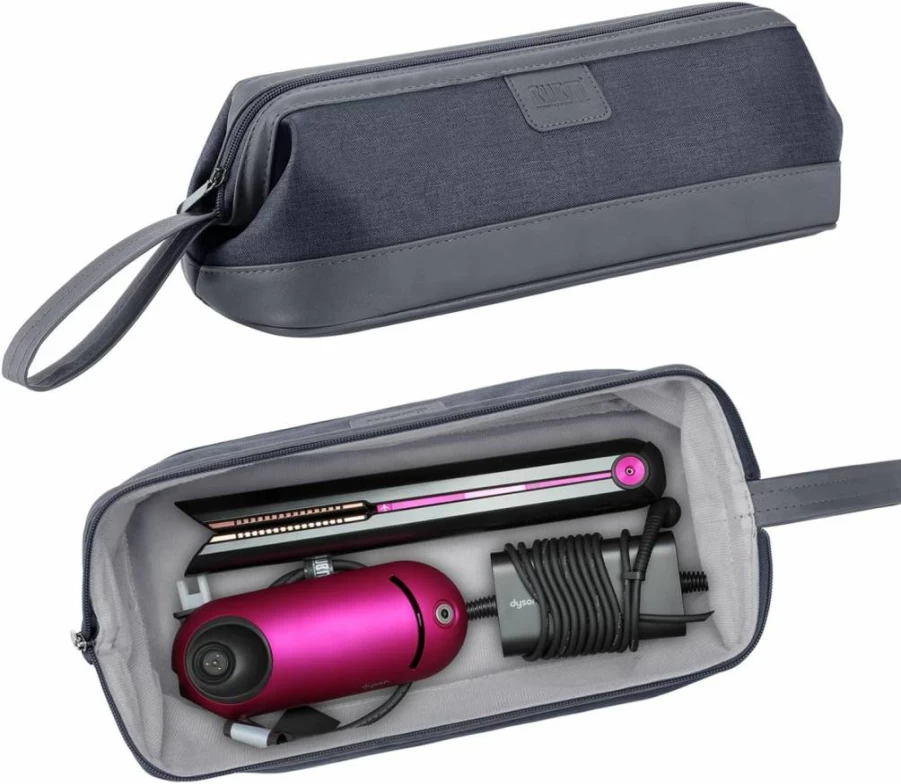BUBM Waterproof Travel Case for Dyson Airwrap & Supersonic – Portable Storage Bag for Hair Styler Attachments & Accessories