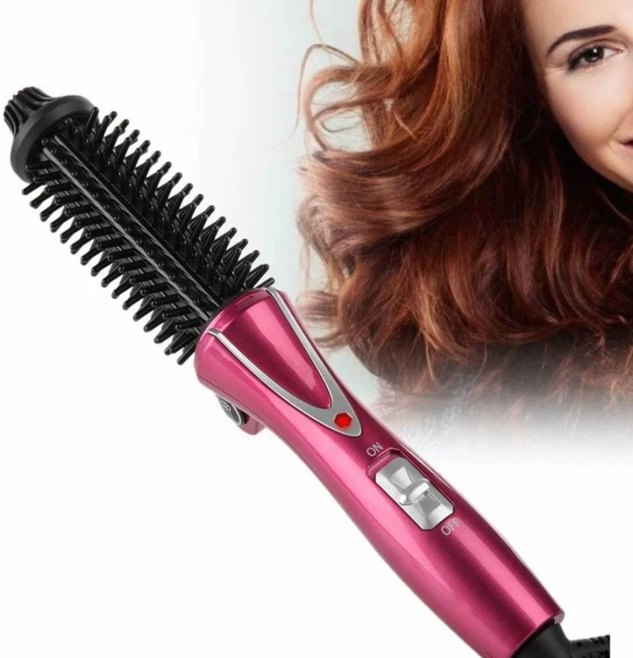YUYTE Ionic Hair Dryer Brush & Styler - Ceramic Heated Straightener & Curling Iron for All Hair Types
