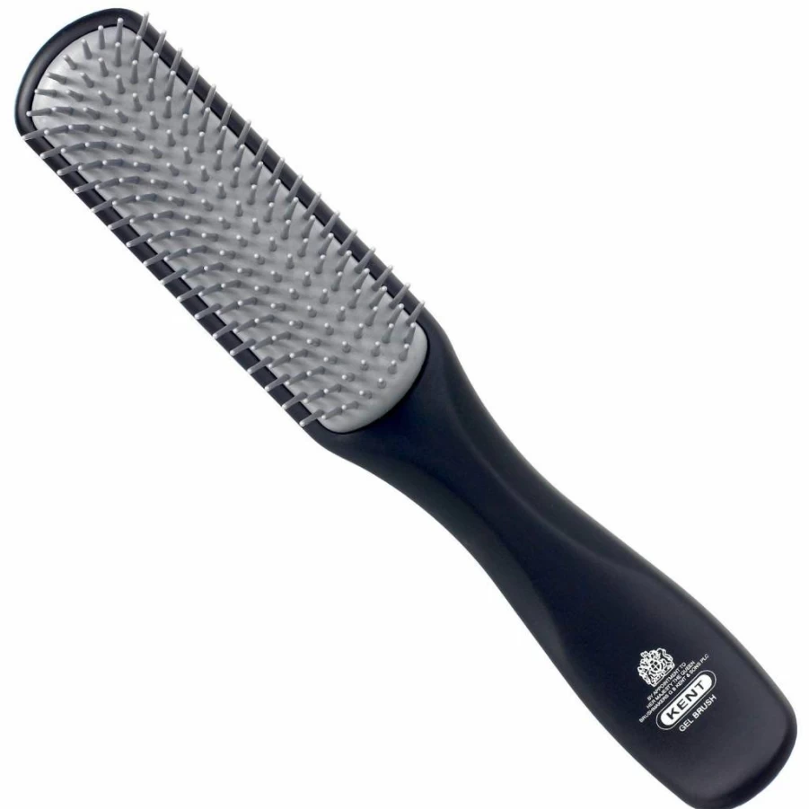 KENT KFM3 Ionic Anti-Static Hair Brush for Men – 9-Row Detangling & Smoothing Styling Brush for Short to Medium Hair
