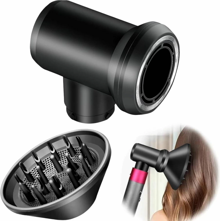 Chuancheng Dyson Airwrap Styler Diffuser and Adapter - Convert Airwrap into Hair Dryer Combo