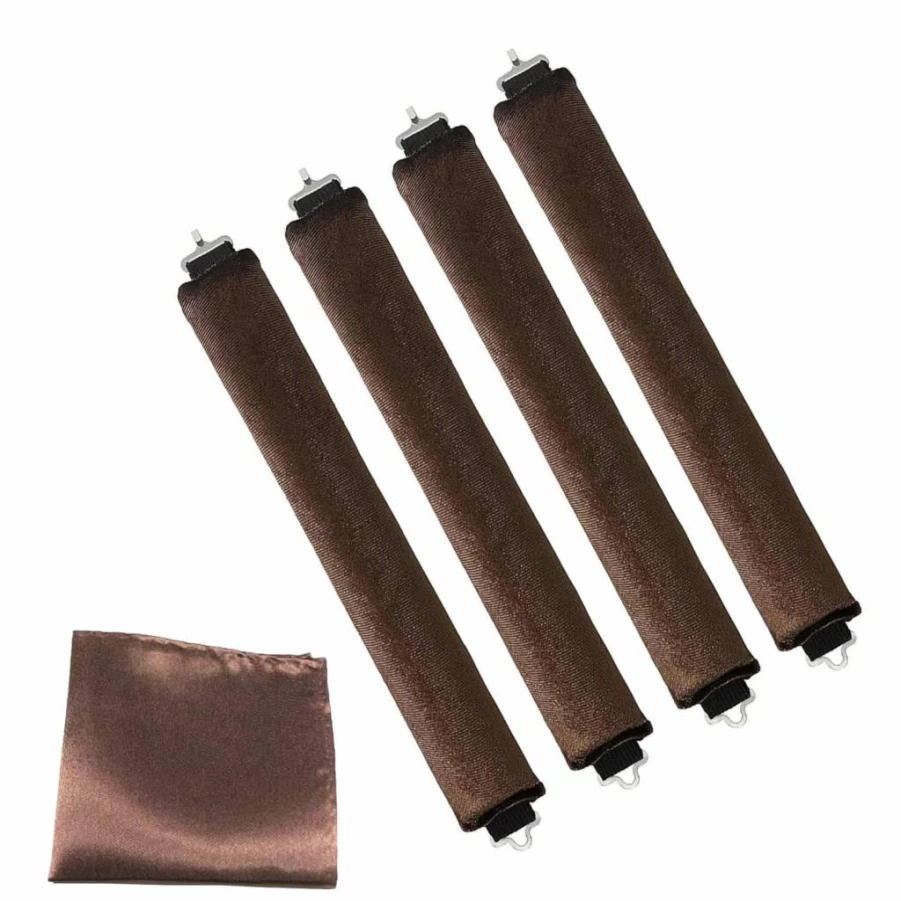 Generic Silk Heatless Curling Rod Set for Overnight Waves - No Heat Damage, Comfortable Sleep Styler for Long & Short Hair