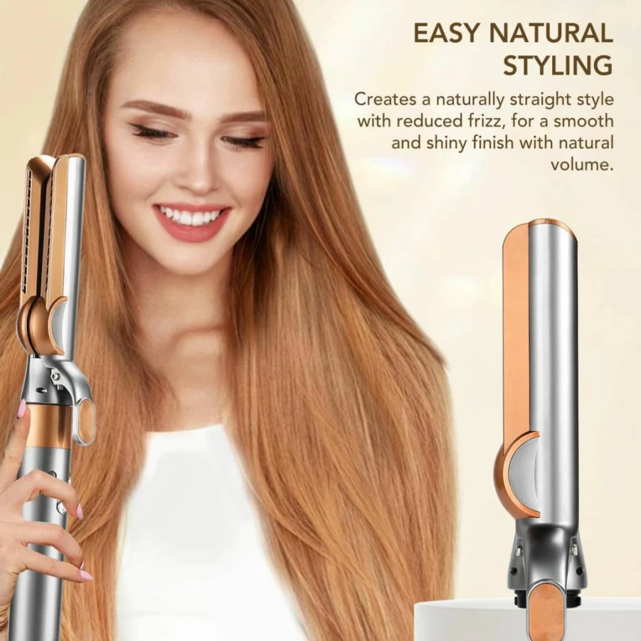 TOSAGE Airflow Attachment for Dyson Airwrap HS01 HS05 HS08 – No Heat Damage, Smooth Styling for Healthy Hair, Copper Finish