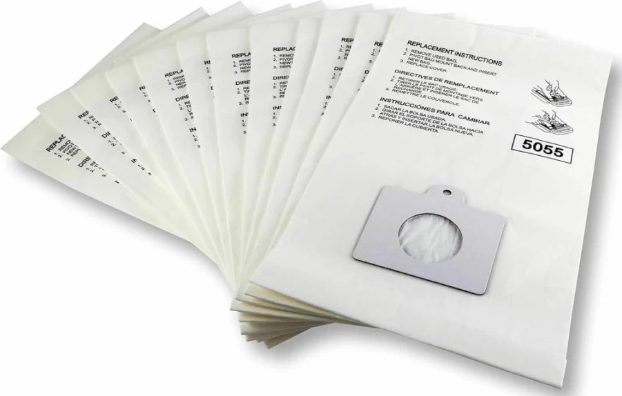 K&J 12-Pack Vacuum Bags for Kenmore 400 & 600 Series, Panasonic C-5, and Compatible Models - Durable Replacement Bags