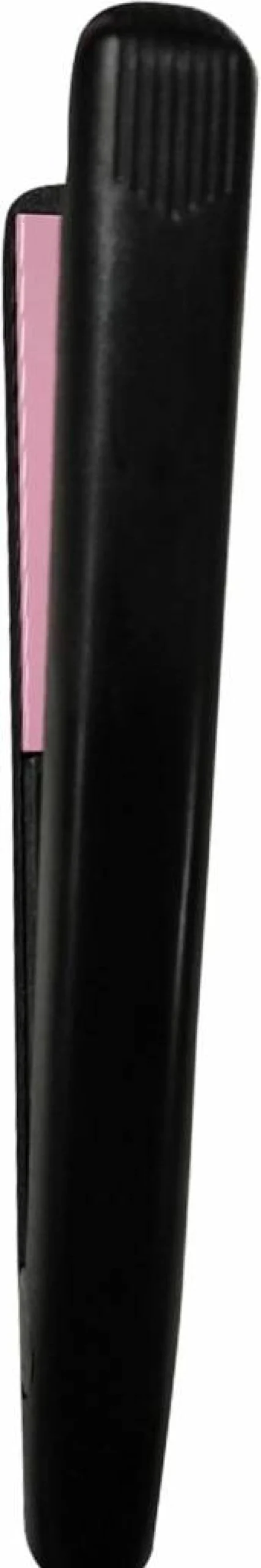Unifizz 12V Travel Hair Straightener - Portable Car Flat Iron for Styling, Dual Voltage, Compact Design (Black & Pink)