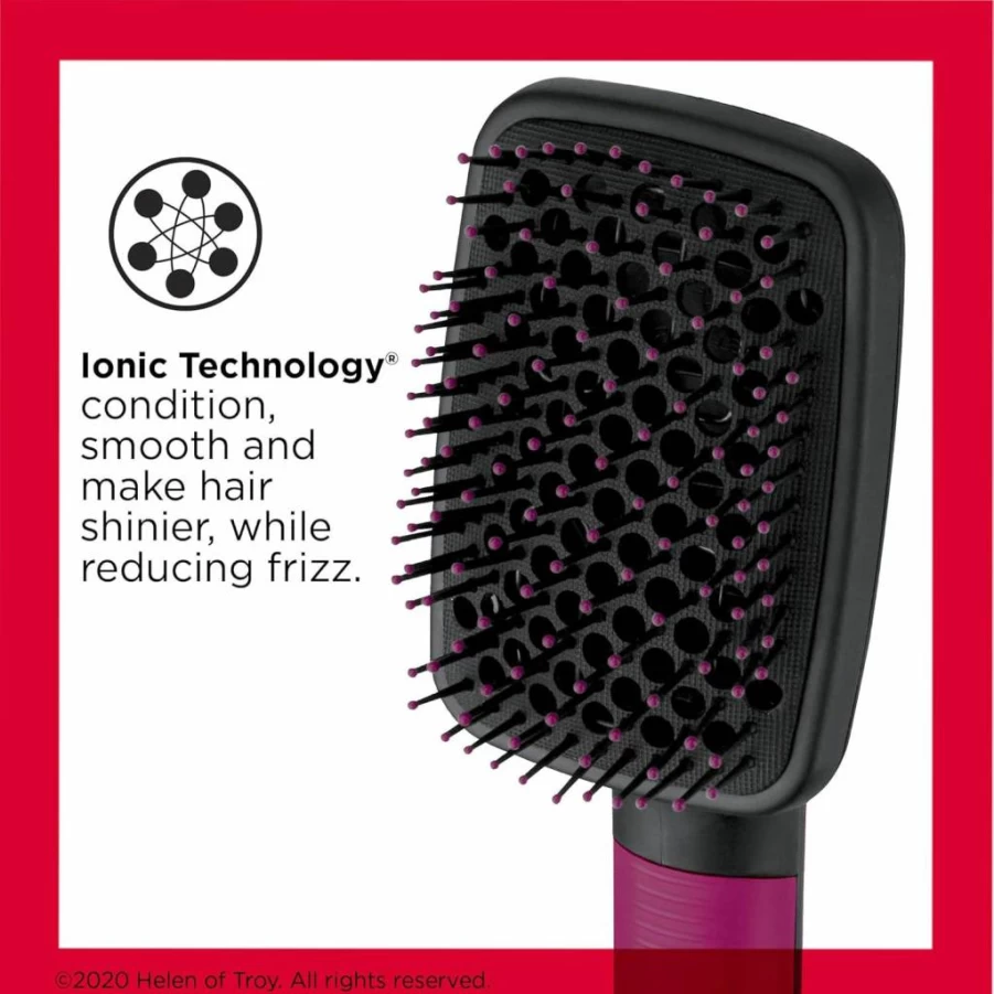 REVLON One-Step Hair Dryer and Volumizer Brush for Frizz-Free, Smooth Hair with Salon-Quality Shine – Black Styling Tool
