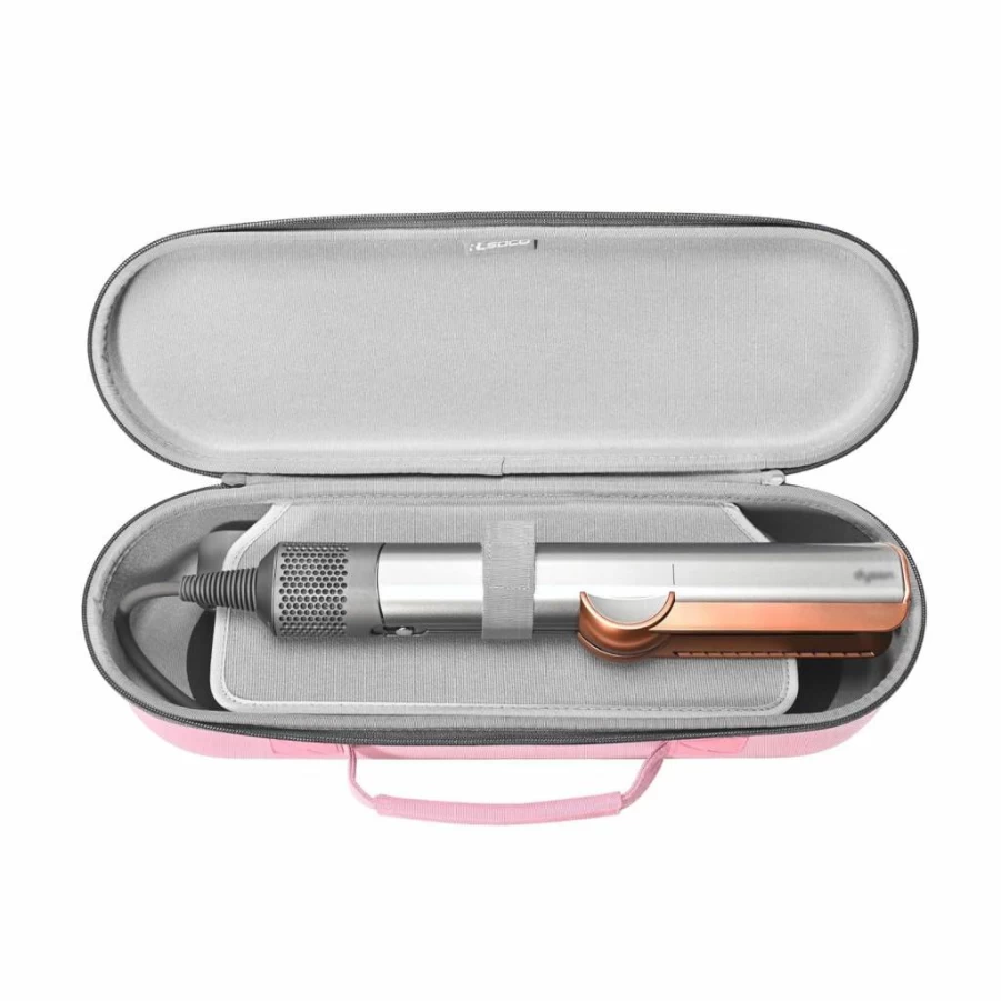 RLSOCO Protective Travel Case for Dyson Airstrait & Corrale Styler - Black Heat-Resistant Pouch