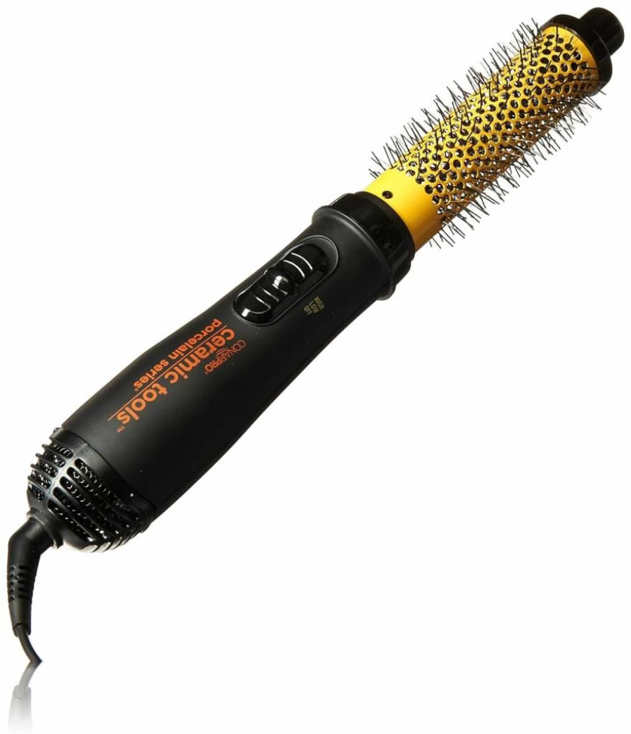 Conair 1.25 Inch Ceramic Hot Air Brush for Styling and Volumizing Hair, 1 Count