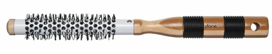 Diane D9104 Bamboo Round Hair Brush with Thermal Technology for Heat Styling