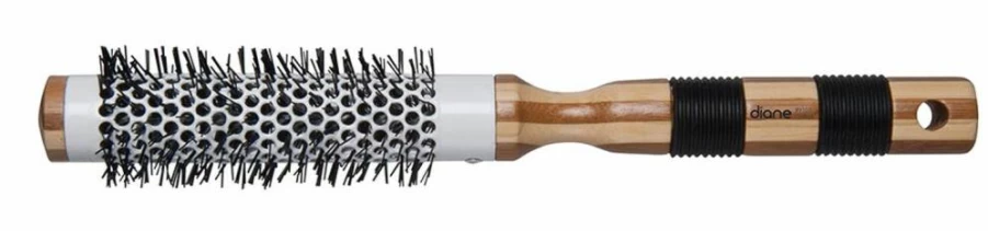 Diane D9104 Bamboo Round Hair Brush with Thermal Technology for Heat Styling