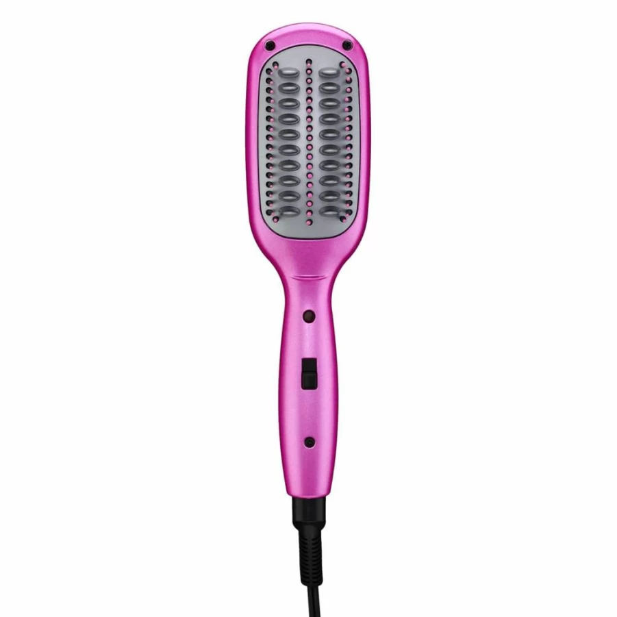 Conair Mini Super Smoothing Brush for Travel & On-The-Go Hair Styling - Compact Detangling Hairbrush