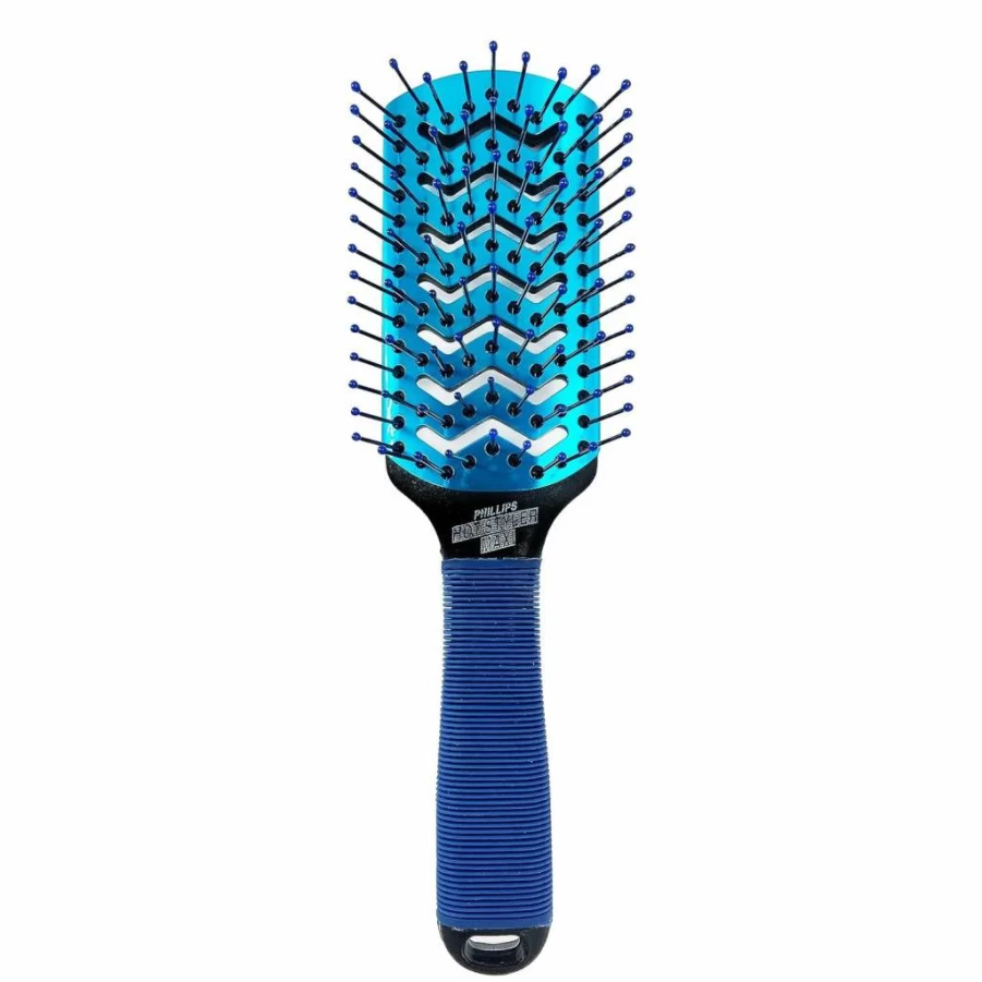 Philips Brush Hot Styler Maxi - Metal Vented Hair Dryer Brush with Anti-Static Nylon Bristles & Ergonomic Handle for Blow Drying & Styling