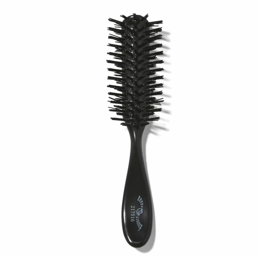 Brush Strokes 7-Row Nylon Styler Brush for Frizz Control & Smooth Waves – Firm Bristle Hair Styling Tool